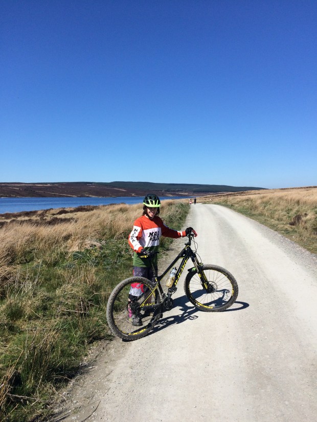 Mountain Biking at Llyn Brenig, Wales