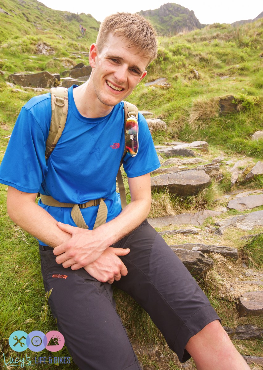 Walking up Cadair Idris