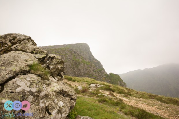 Walking up Cadair Idris