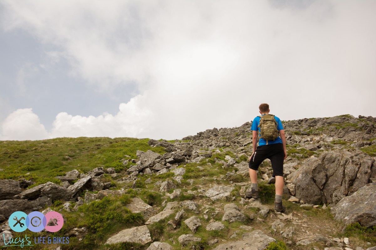 Walking up Cadair Idris