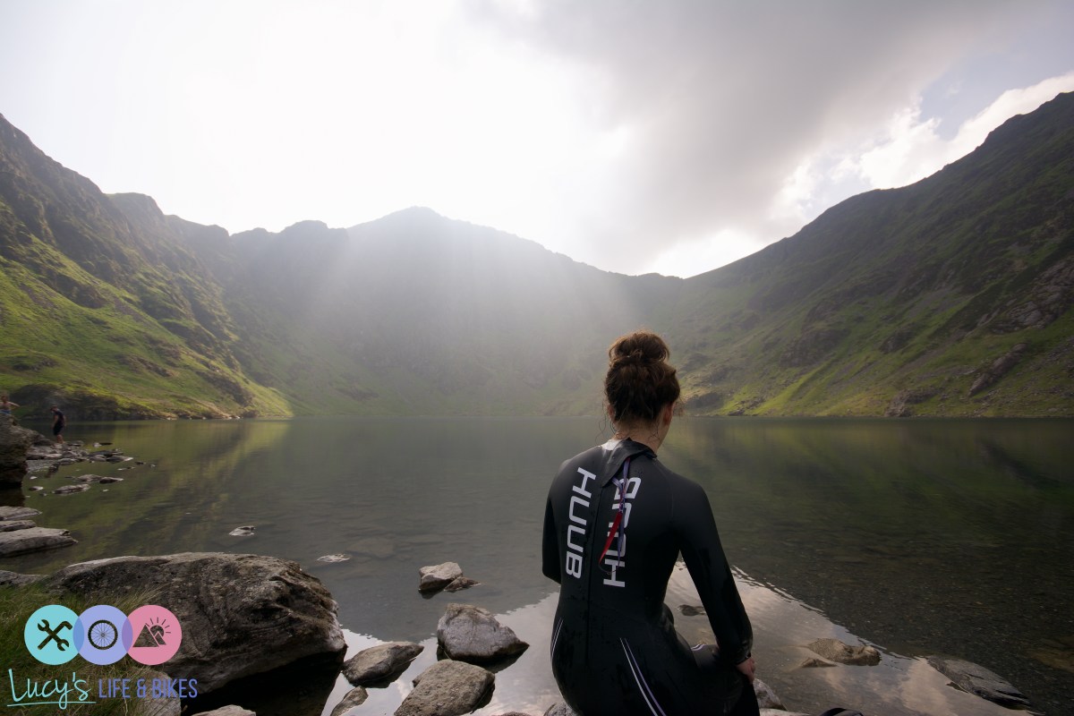 Swimming in Llyn Cau, Cadair Idris